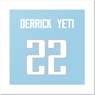 Derrick Yeti Posters and Art